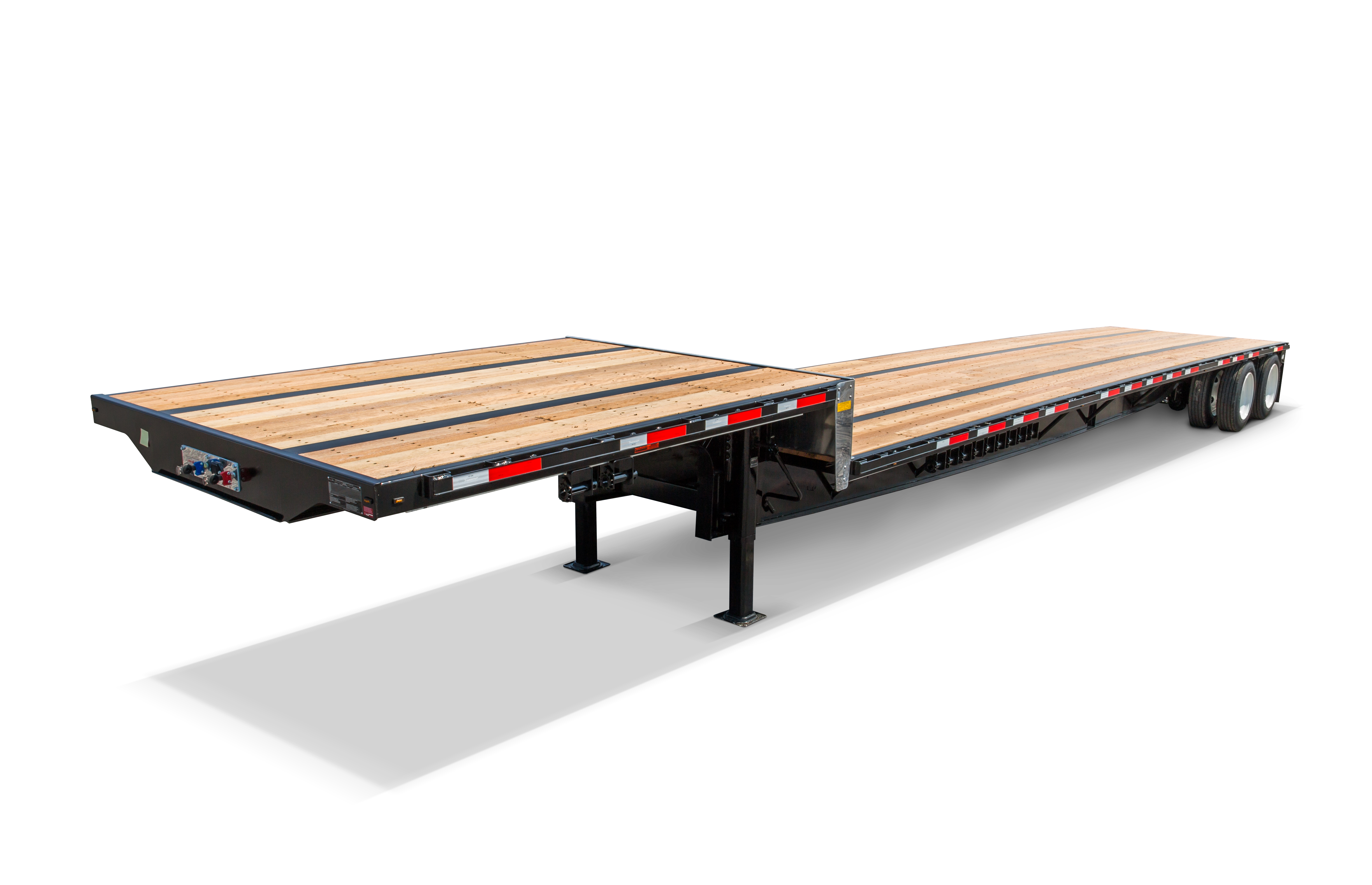 wabash steel drop deck trailers